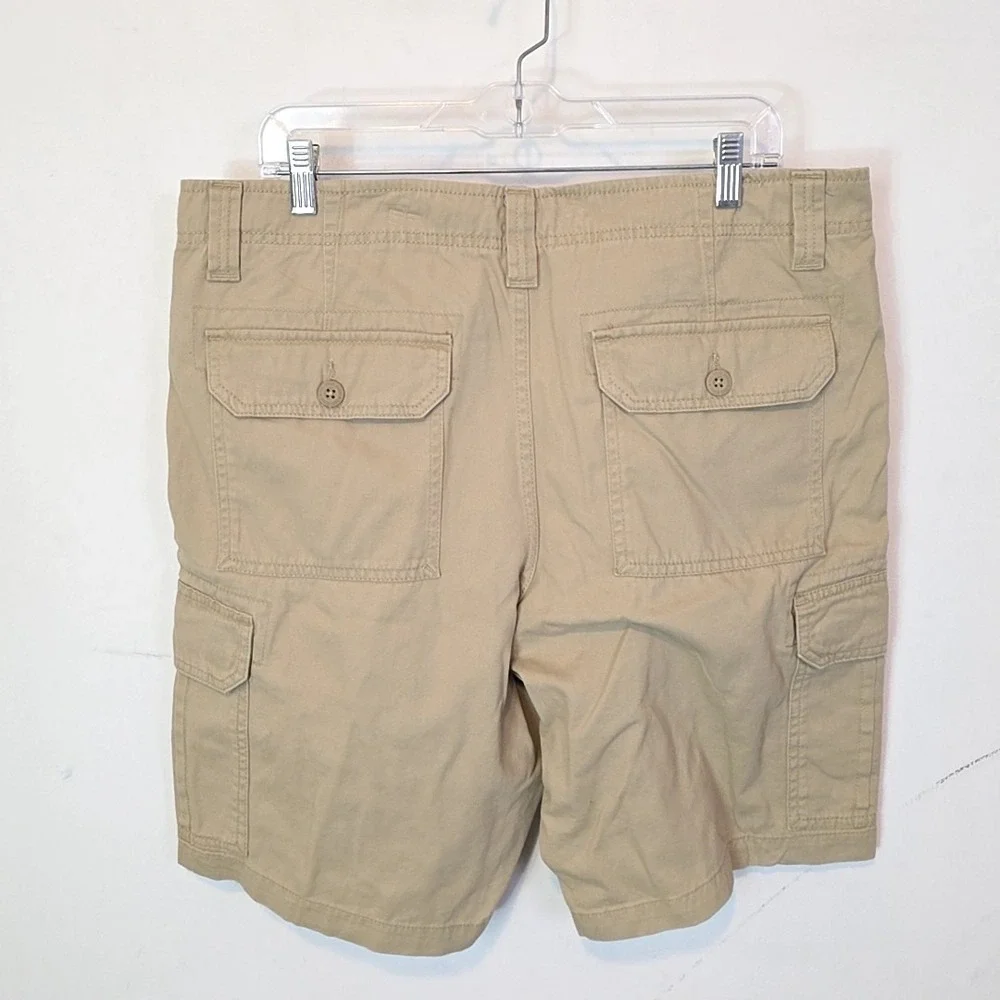 NWT U.S. Polo Assn Khaki Cargo Shorts 36 Tan Casual Utility Classic Summer